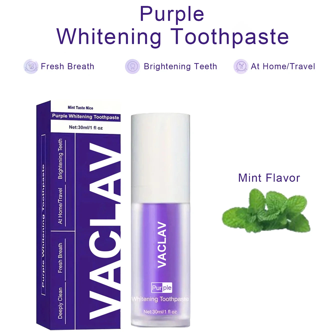 Instant Purple Color Tooth Paste Serum
