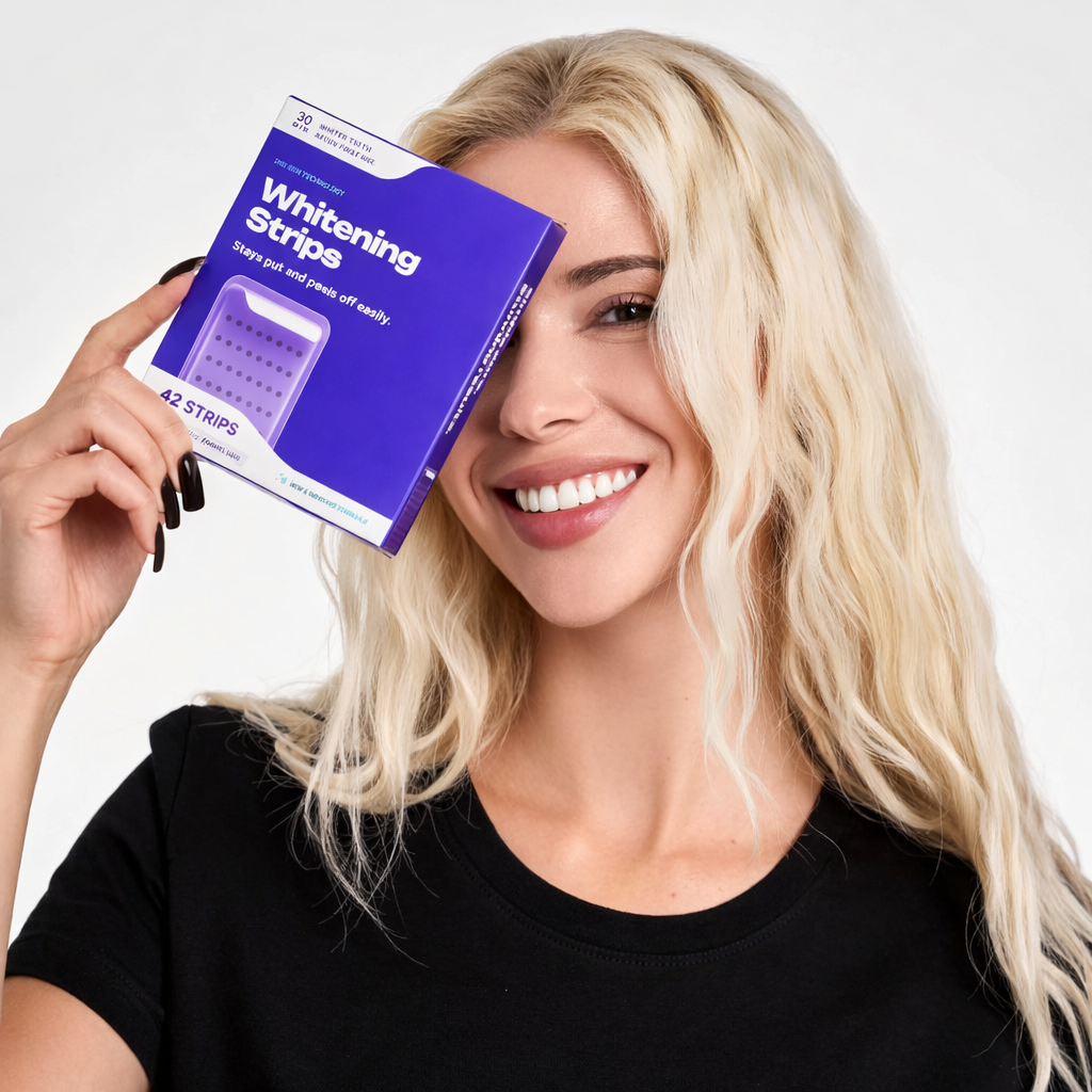 V34 Purple Tooth Whitening Strips