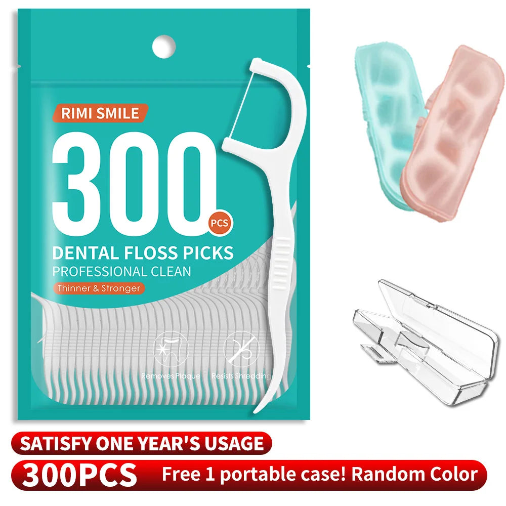 300 Pieces Dental Foss Sticks