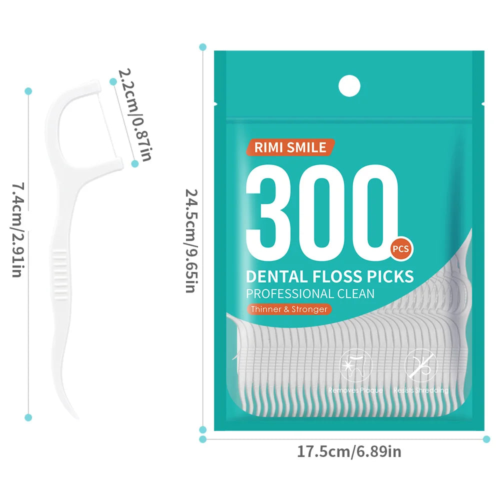 300 Pieces Dental Foss Sticks